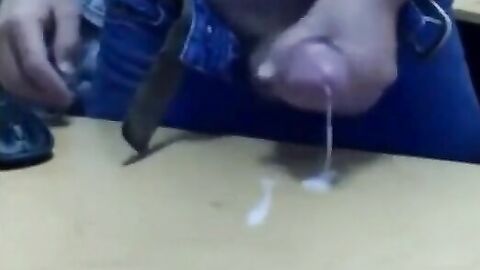 Big-Cocked Amateur Jerks Off