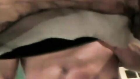 Straight guy Ashton lubed his dick before he jacked his cock