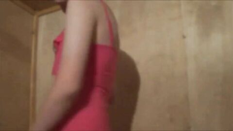 Twink Crossdresser in Pink