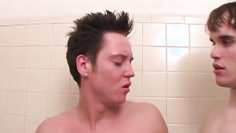 Hotties Chulo and Logan joined in a hardcore foursome anal fucking and dick sucking