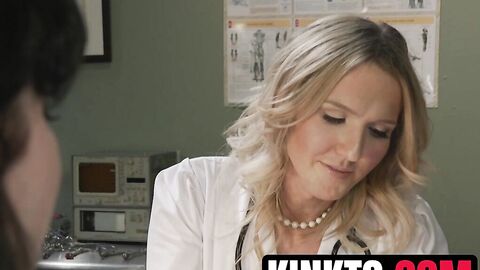 Curvy Amilia Onyx rides hard cock with blonde Kayleigh Coxx