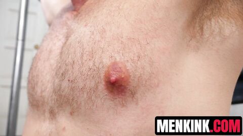 Ebony dude Dillon Diaz TORTURES my nipple and cock before drilling my ass