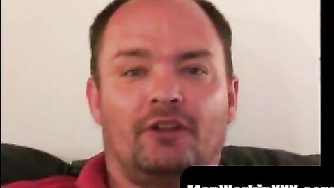 MenWorkinXXX.com - Chubby mature guy masturbates strongly and empties his balls compl