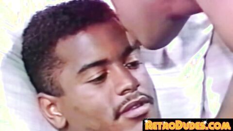 RetroDudes.com - Stunning vintage stud banged by BBC bareback after BJ