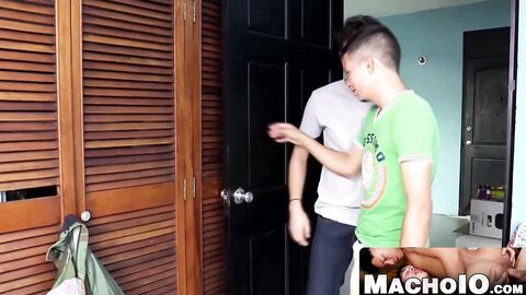 MachoIO.com - Kinky twink receives passionate rimming before hard pounding