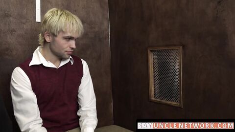 SayUncleNetwork.com - Religious twink deepthroats priest before a raw confessional fu