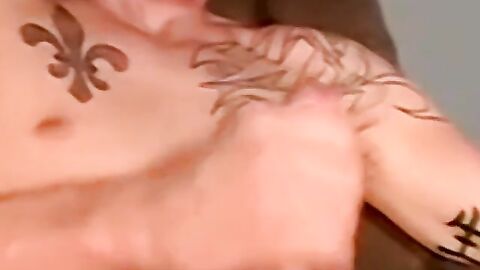 JoeSchmoeXXX.com - Inked marine blown by mature homo during stroking session