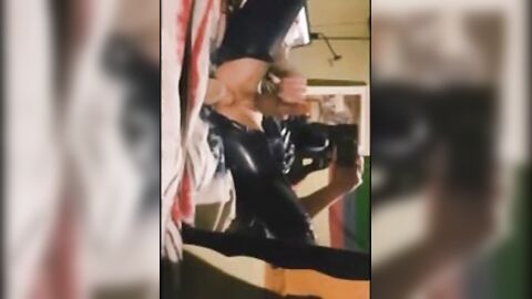 Hands-Free Twink Takes on a Big Sex Toy