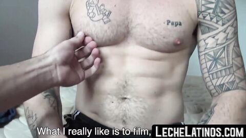 LecheLatinos.com - Handsome Latino's gay sexual awakening with a raw, hardcore railin