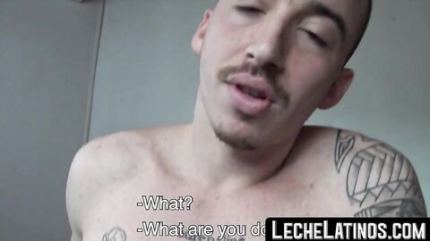 LecheLatinos.com - Handsome Latino's gay sexual awakening with a raw, hardcore railin