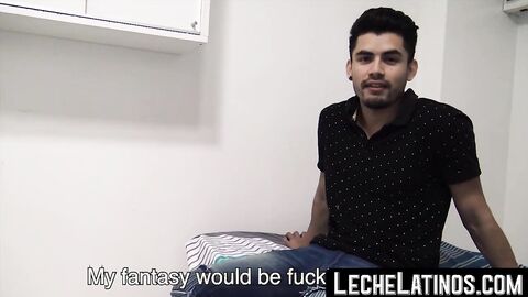 LecheLatinos.com - Straight Latino's raw anal deflowering by a hung, eager top