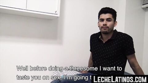 LecheLatinos.com - Straight Latino's raw anal deflowering by a hung, eager top