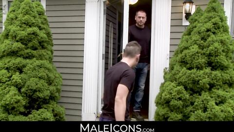 MaleIcons.com - Homo daddy's encounter with a younger stud and intense anal play