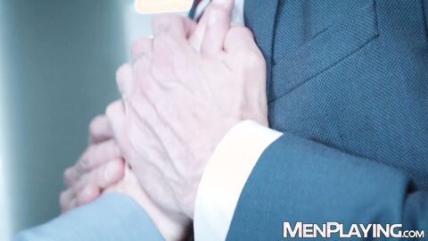 CEO Guillaume Wayne savagely barebacks with suite lawyer Ricky Hard