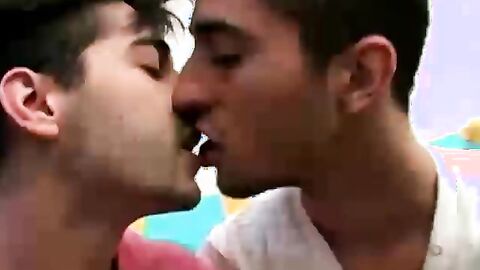 Passionate kissing and cock sucking on the sofa by top guy Roman and horny Zeke