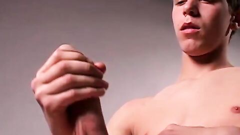 Gigantic cock strong and large balls slapping by cutie Troy