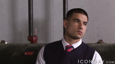 Stunning school teens Brandon WIlde and Vadim Black engage in a steamy hot anal sex