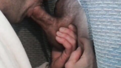 Amateur Glory Hole Blowjob with Big Cock