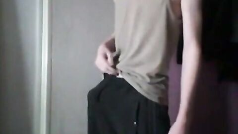 Skinny Twink Plays with a Huge Sex Toy