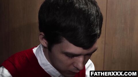 FatherXXX.com - Priest Jonah Wheeler cleanses immoral sins with cum