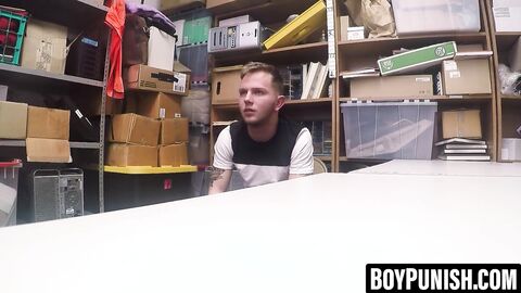 BoyPunish.com - Young perp cummed by horny cop's cock