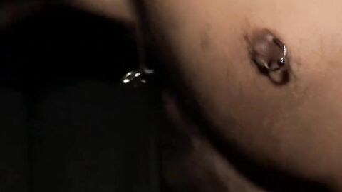 Handsome latino studs with tattoos banging in the dark