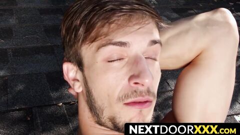 NextDoorXXX.com - Stud with a hard dick raw hammers his partner doggy style