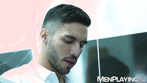 Businessman Axel Rockham seduces the handsome janitor Luciano