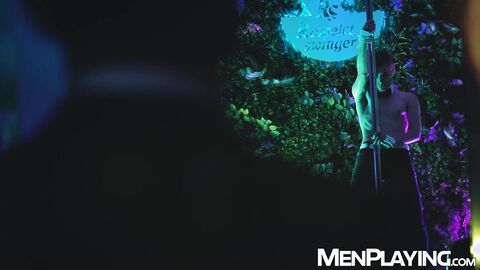 Businessman Lazzarato seduces stripper Diego Spicy to breed him