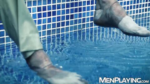 Gigolo Gustavo Cruz raw destroys submissive businessman Scott Carter