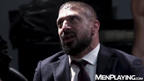 Marco Napoli is double penetrated by Roman Mercury and  Brody Meyer