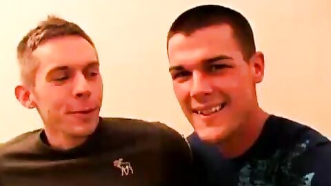 First date passionate kissing and anal fucking by hotties Justin and Scott Adler