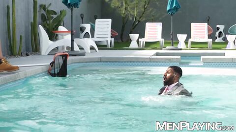 BBC monster Braxton Cruz dominates muscular bottom Brogan