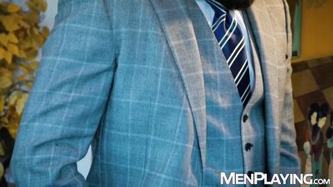 Burly men Dato Foland and Enzo Rimenez savagely raw breed mutually