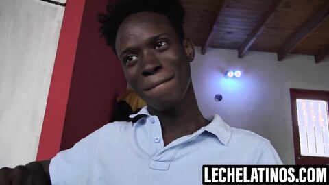 LecheLatinos.com - Jamaican Nico swallows and hammers my eager ass