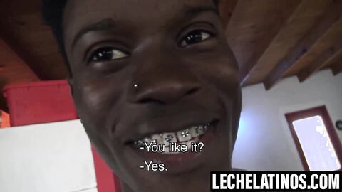 LecheLatinos.com - Jamaican Nico swallows and hammers my eager ass