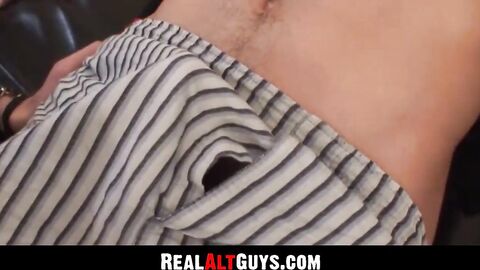 RealAltGuys.com - Alternative amateur sucks big hard dick and licks ass with passion