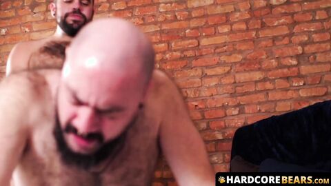 HardcoreBears.com - Tony Rivers and Bearsilien have delicious blowjob in bed eagerly