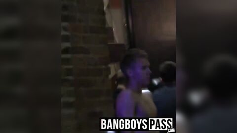 Stud enters strip club where his hard dick is sucked deep