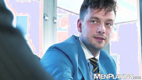 Businessman Damon Heart raw destroys Ridicks tight hairy asshole