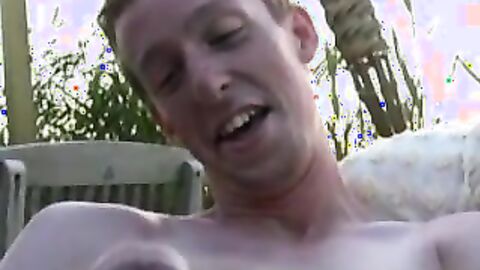Horny Dillon and Will go wild in an outdoor cock jacking and toy fucking