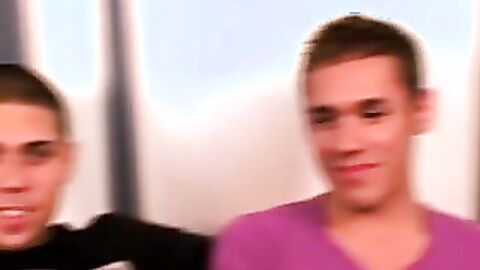 Horny buddies Elias Matthews and Giovanni squirt massive loads after a sweaty anal fu