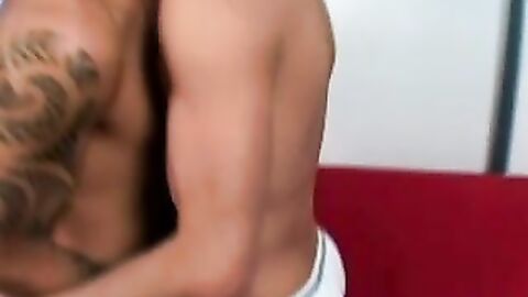 Horny buddies Elias Matthews and Giovanni squirt massive loads after a sweaty anal fu