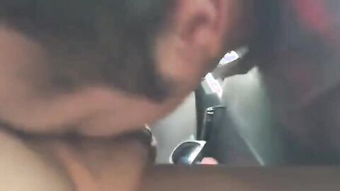 Stranger Gives Me a Blowjob in My Car While I Was Jerking Off