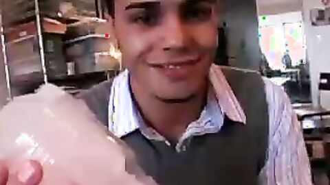 Horny Carlo stuffed his hard uncut cock into the fleshjack