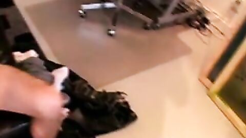 Horny Carlo stuffed his hard uncut cock into the fleshjack