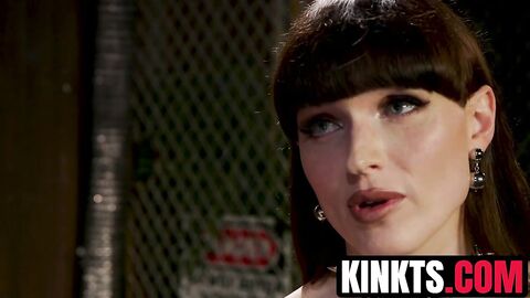 Brunette Natalie Mars roughly fucks submissive stud Colby Jansen