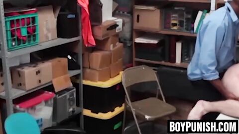 BoyPunish.com - Delinquent stud devours cop's huge BBC