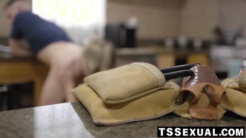 TSSexual.com - Ts Emma Rose tops hung Zac Bishop in varied positions