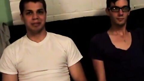 FuckingStraightBoys.com - 18yearold cutie enjoys FMM threesome with two twink cocks